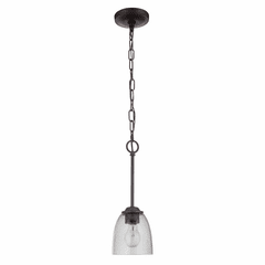 Craftmade Serene 1-LT Mini Pendant - Espresso - 49991-ESP