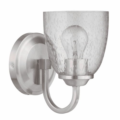 Craftmade Serene 1-LT Wall Sconce - Brushed Polished Nickel - 49901-BNK