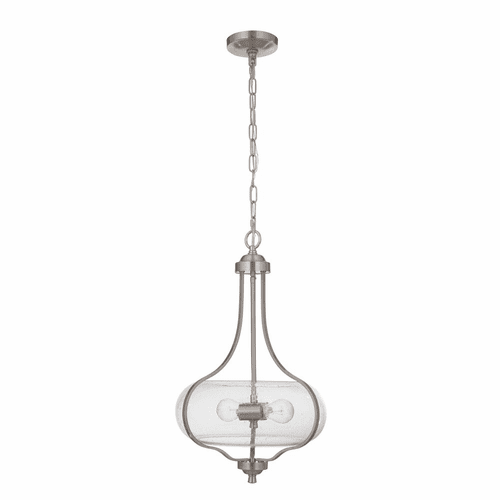 Craftmade Serene 2-LT Pendant - Brushed Polished Nickel - 49992-BNK