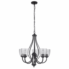 Craftmade Serene 5-LT Chandelier - Espresso - 49925-ESP