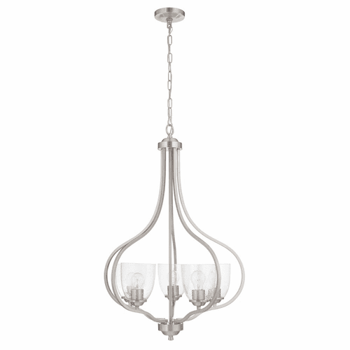 Craftmade Serene 5-LT Foyer Light - Brushed Polished Nickel - 49935-BNK