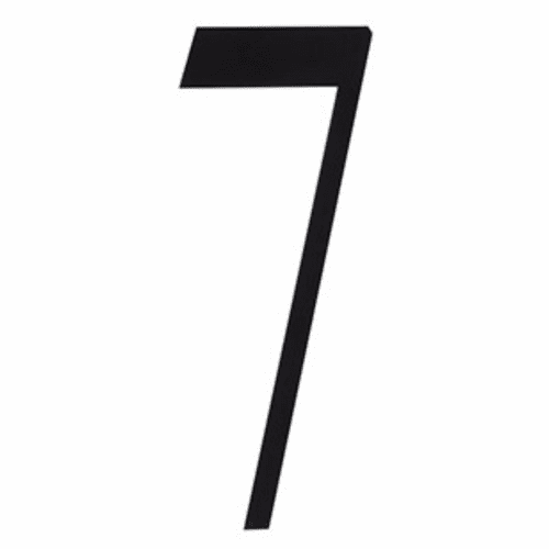 Craftmade Surface Mount Address Plaque Number - 7 - Flat Black - AP-7-FB