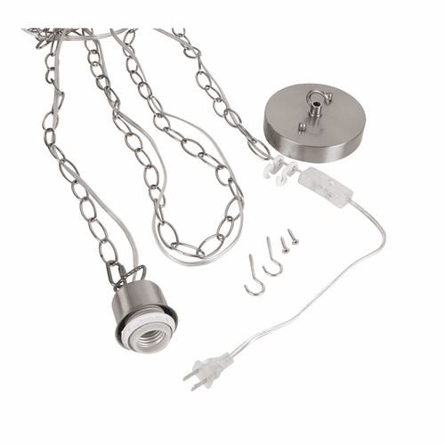 Craftmade Swag Pendant Hardware - Brushed Polished Nickel - SW1003-BNK