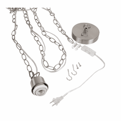 Craftmade Swag Pendant Hardware - Brushed Polished Nickel - SW1003-BNK
