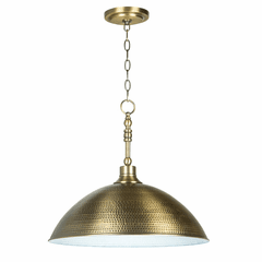 Craftmade Timarron 1-LT Large Pendant - Legacy Brass - 35993-LB