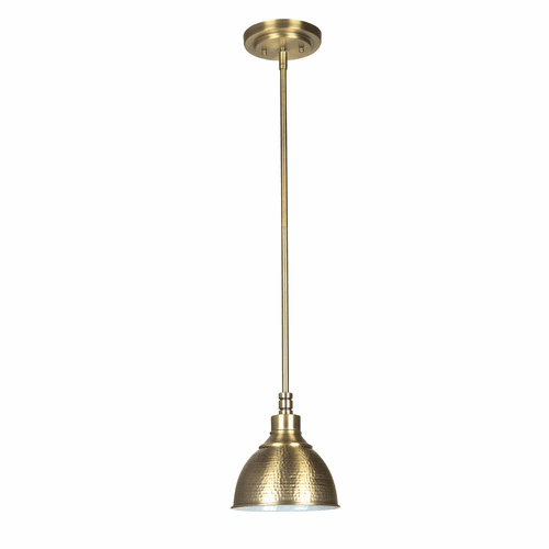 Craftmade Timarron 1-LT Mini Pendant - Legacy Brass - 35991-LB
