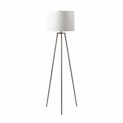 Craftmade Tripod Floor Lamp with Metal Base - Brushed Polished Nickel - 86247