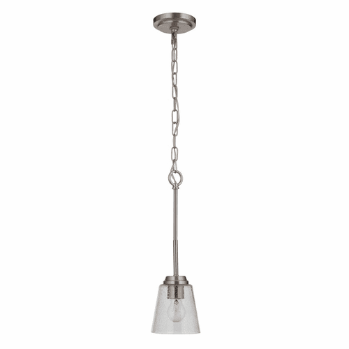 Craftmade Tyler 1-LT Mini Pendant - Brushed Polished Nickel - 50291-BNK