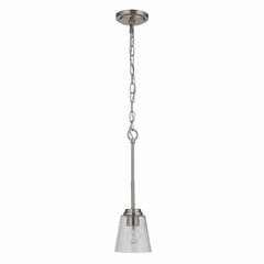 Craftmade Tyler 1-LT Mini Pendant - Brushed Polished Nickel - 50291-BNK