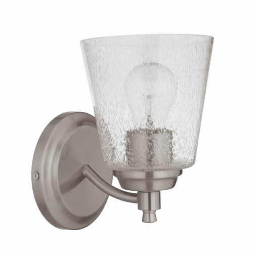 Craftmade Tyler 1-LT Wall Sconce - Brushed Polished Nickel - 50201-BNK