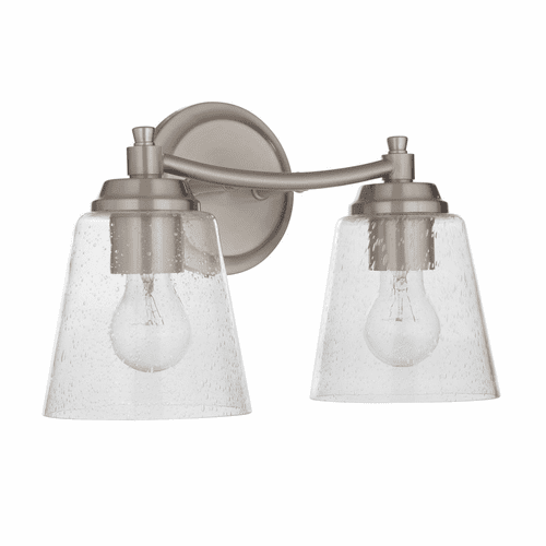 Craftmade Tyler 2-LT Bathroom Vanity - Brushed Polished Nickel - 50202-BNK