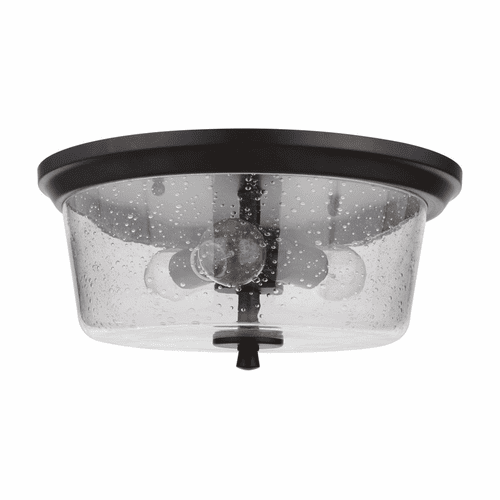 Craftmade Tyler 3-LT Flush Mount - Flat Black - 50283-FB