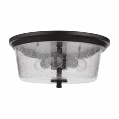 Craftmade Tyler 3-LT Flush Mount - Flat Black - 50283-FB