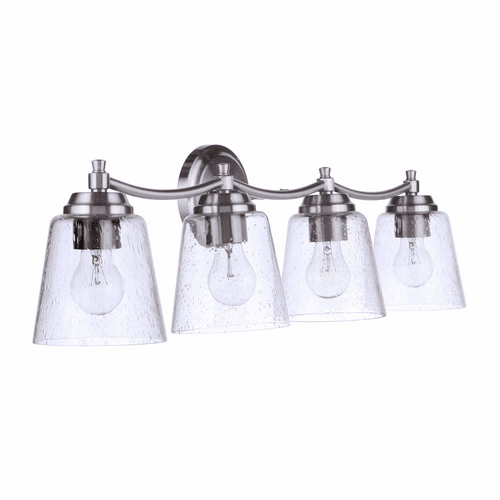 Craftmade Tyler 4-LT Vanity - Brushed Polished Nickel - 50204-BNK