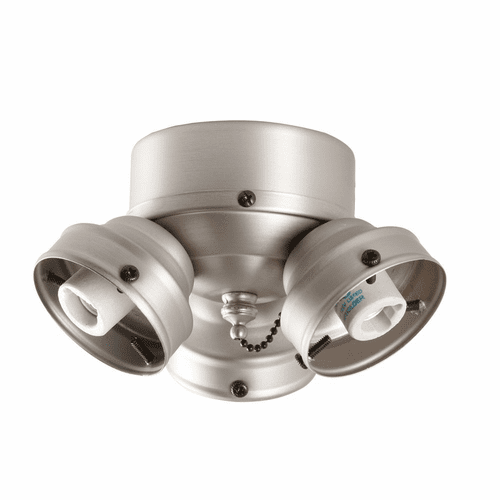 Craftmade Universal 3-LT Medium Base Fitter - Brushed Satin Nickel - F300-BN-LED