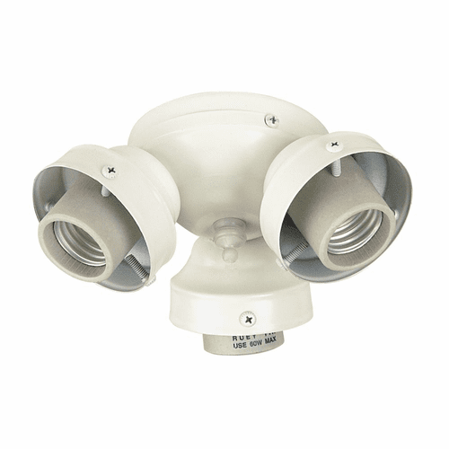 Craftmade Universal 3-LT Medium Base Fitter - White - F300-W-LED