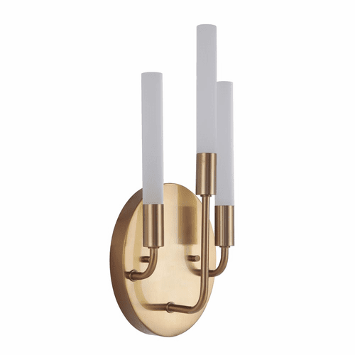 Craftmade Valdi 3-LT Wall Sconce - Satin Brass - 49663-SB-LED