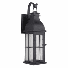 Craftmade Vincent Medium LED Outdoor Wall Mount - Midnight - ZA1814-MN-LED