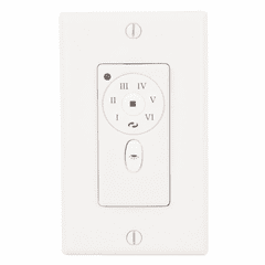 Craftmade Wall Control Only for DC Motor - White - DC-WALL