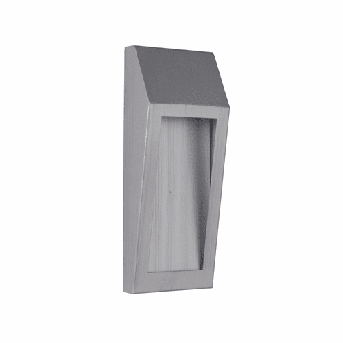 Craftmade Wedge Small LED Outdoor Pocket Sconce - Brushed Aluminum - Z9302-BAO-LED