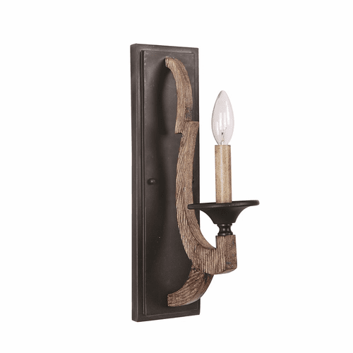 Craftmade Winton 1-LT Wall Sconce - Weathered Pine - 35161-WP