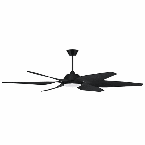 Craftmade Zoom 66" Ceiling Fan with Blades - Flat Black - ZOM66FB6