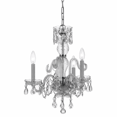 Crystorama 3-LT Mini Chandelier - Polished Chrome - 5044-CH-CL-I