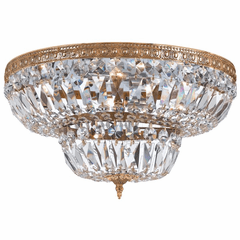 Crystorama 6 Light Clear Hand Cut Brass Ceiling Mount - 724-OB-CL-MWP