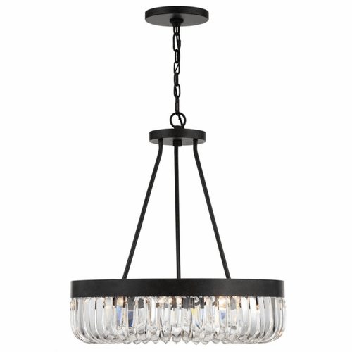 Crystorama Alister 8 Light Ceiling Mount - Charcoal Bronze - ALI-B2008-CZ_CEILING