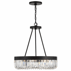 Crystorama Alister 8 Light Chandelier - Charcoal Bronze - ALI-B2008-CZ