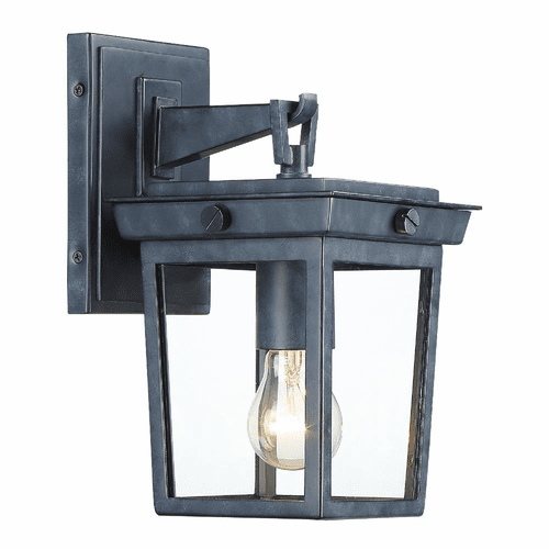 Crystorama Belmont 1 Light Outdoor Wall Mount - Graphite - BEL-A8061-GE