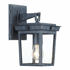 Crystorama Belmont 1 Light Outdoor Wall Mount - Graphite - BEL-A8061-GE