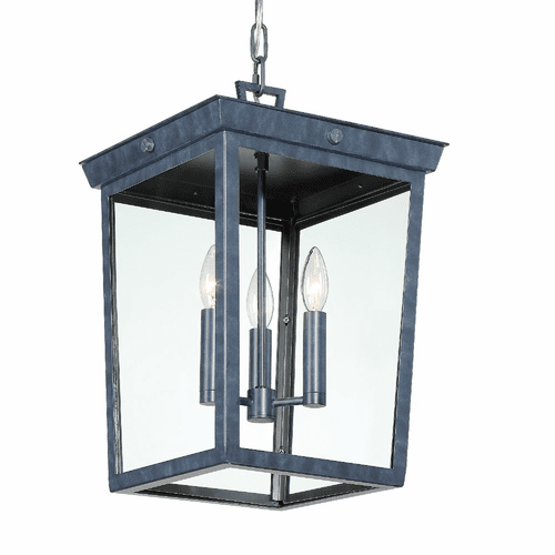 Crystorama Belmont 3 Light Outdoor Pendant - Graphite - BEL-A8065-GE