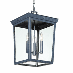 Crystorama Belmont 3 Light Outdoor Pendant - Graphite - BEL-A8065-GE