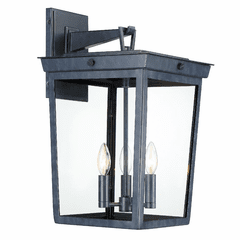 Crystorama Belmont 3 Light Outdoor Wall Mount - Graphite - BEL-A8063-GE