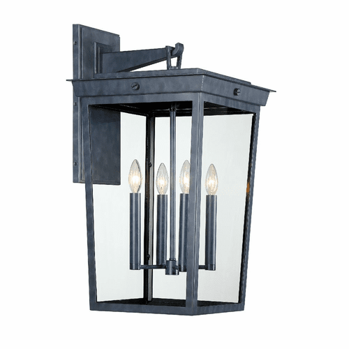 Crystorama Belmont 4 Light Outdoor Wall Mount - Graphite - BEL-A8064-GE