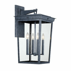 Crystorama Belmont 4 Light Outdoor Wall Mount - Graphite - BEL-A8064-GE