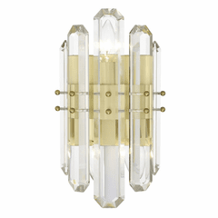 Crystorama Bolton 3 Light Wall Mount - Aged Brass - BOL-8882-AG