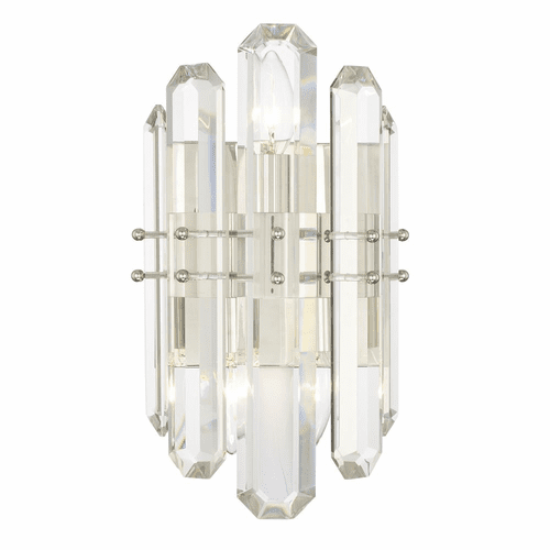 Crystorama Bolton 3 Light Wall Mount - Polished Nickel - BOL-8882-PN