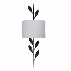 Crystorama Broche 2 Light English Bronze Sconce - 501-EB