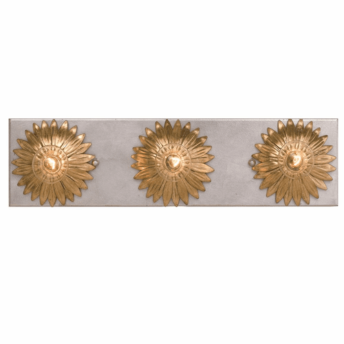 Crystorama Broche 3 Light Bathroom Vanity - Antique Gold - 503-GA-SA