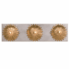 Crystorama Broche 3 Light Bathroom Vanity - Antique Gold - 503-GA-SA