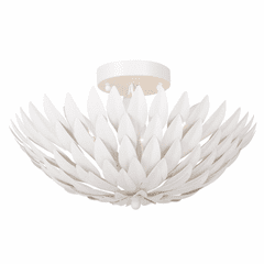 Crystorama Broche 4 Light Matte White Ceiling Mount - 505-MT Crystorama Broche 4 Light Matte White Ceiling Mount - 505-MT
