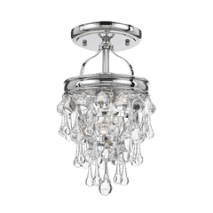 Crystorama Calypso 1 Light Ceiling Mount - Polished Chrome - 131-CH_CEILING Crystorama Calypso 1 Light Ceiling Mount - Polished Chrome - 131-CH_CEILING