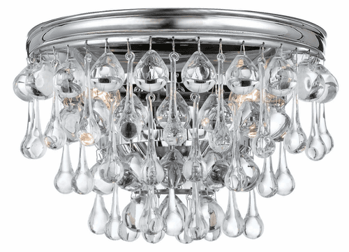 Crystorama Calypso 2 Light Chrome Sconce - 132-CH