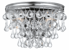 Crystorama Calypso 2 Light Chrome Sconce - 132-CH
