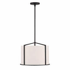 Crystorama Carlyn 4 Light Pendant - Black - CAR-9204-BK Crystorama Carlyn 4 Light Pendant - Black - CAR-9204-BK