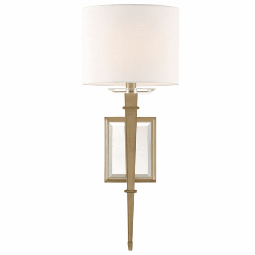 Crystorama Clifton 1 Light Wall Mount - Aged Brass - CLI-231-AG