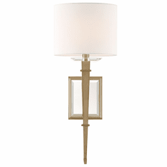 Crystorama Clifton 1 Light Wall Mount - Aged Brass - CLI-231-AG
