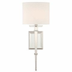 Crystorama Clifton 1 Light Wall Mount - Polished Nickel - CLI-231-PN